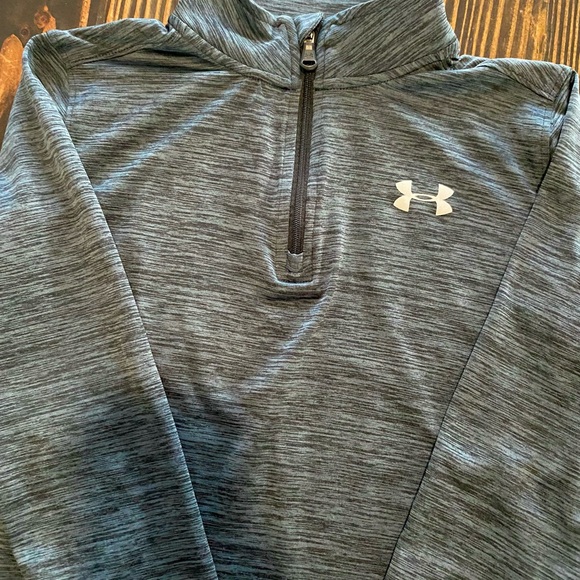 Under Armour Quarter-Zip long sleeve Pullover boys size 7 - Picture 2 of 7
